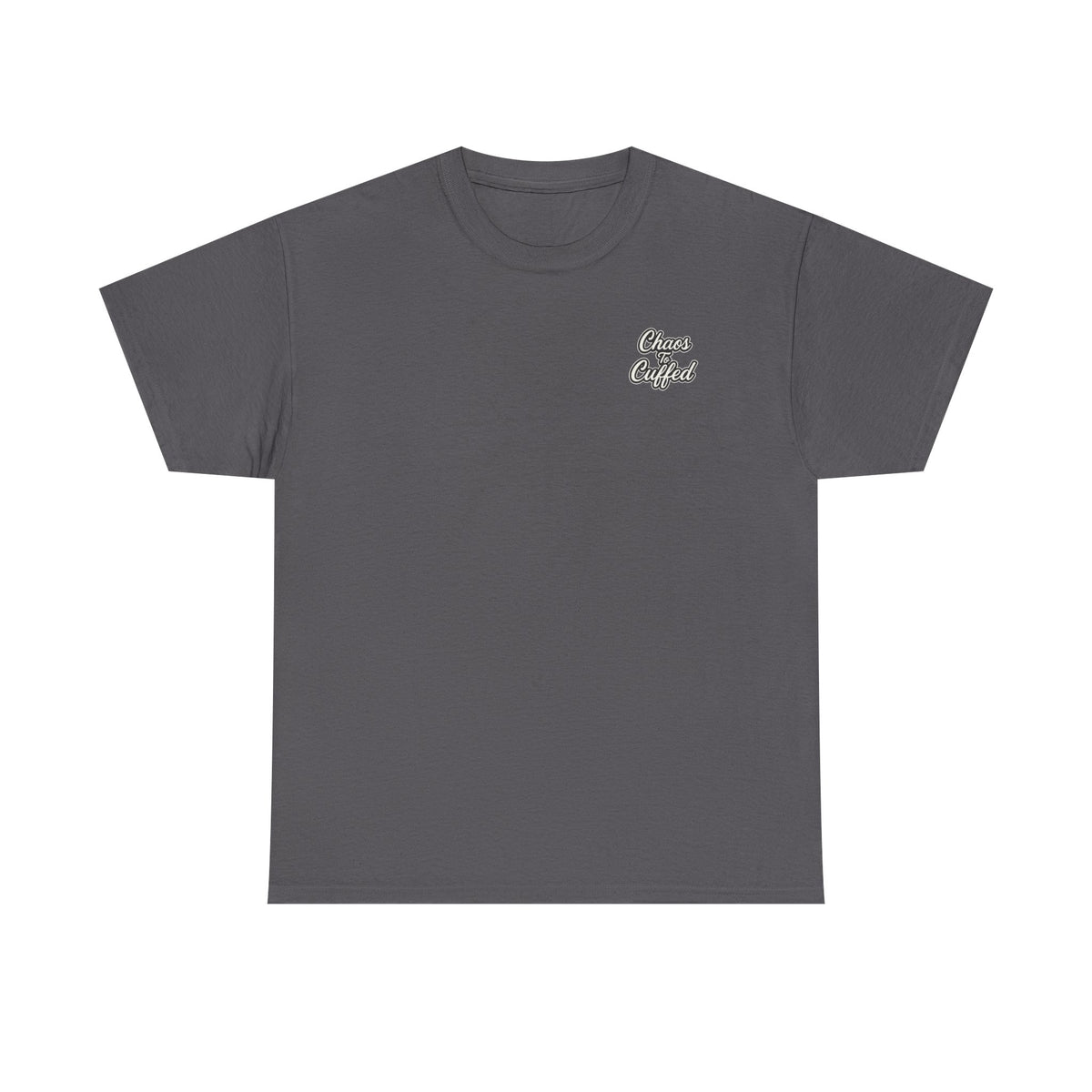 Chaos To Cuffed Butterfly & Rose T-Shirt – Symbol of Transformation & Strength