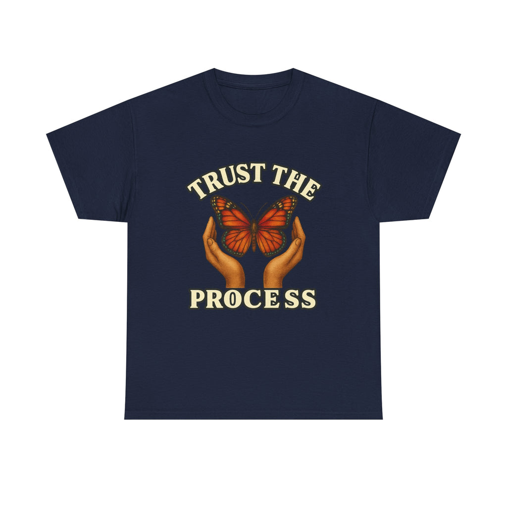 Trust The Process Butterfly T-Shirt – Healing & Transformation Apparel | Chaos to Cuffed