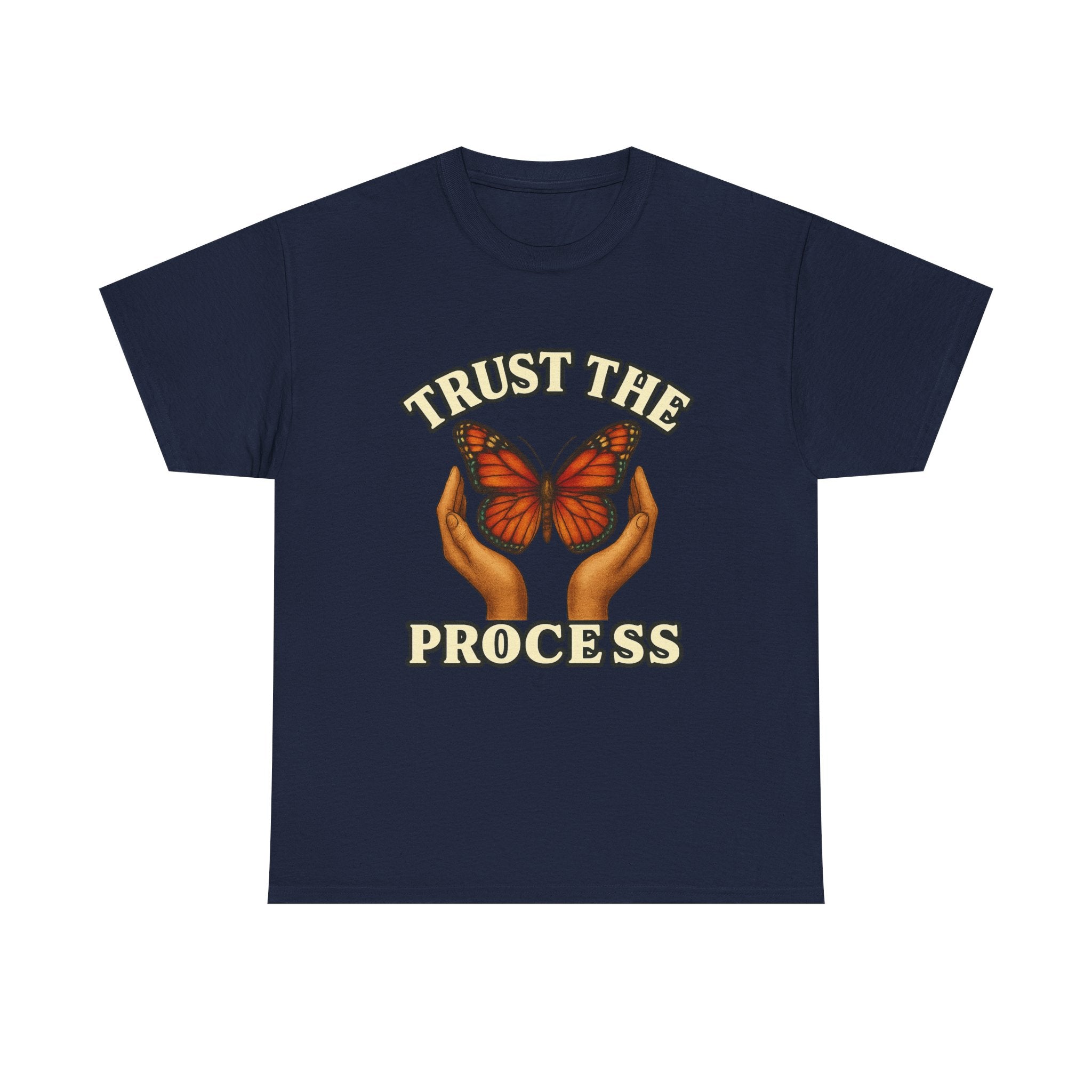 Trust The Process Butterfly T-Shirt – Healing & Transformation Apparel | Chaos to Cuffed