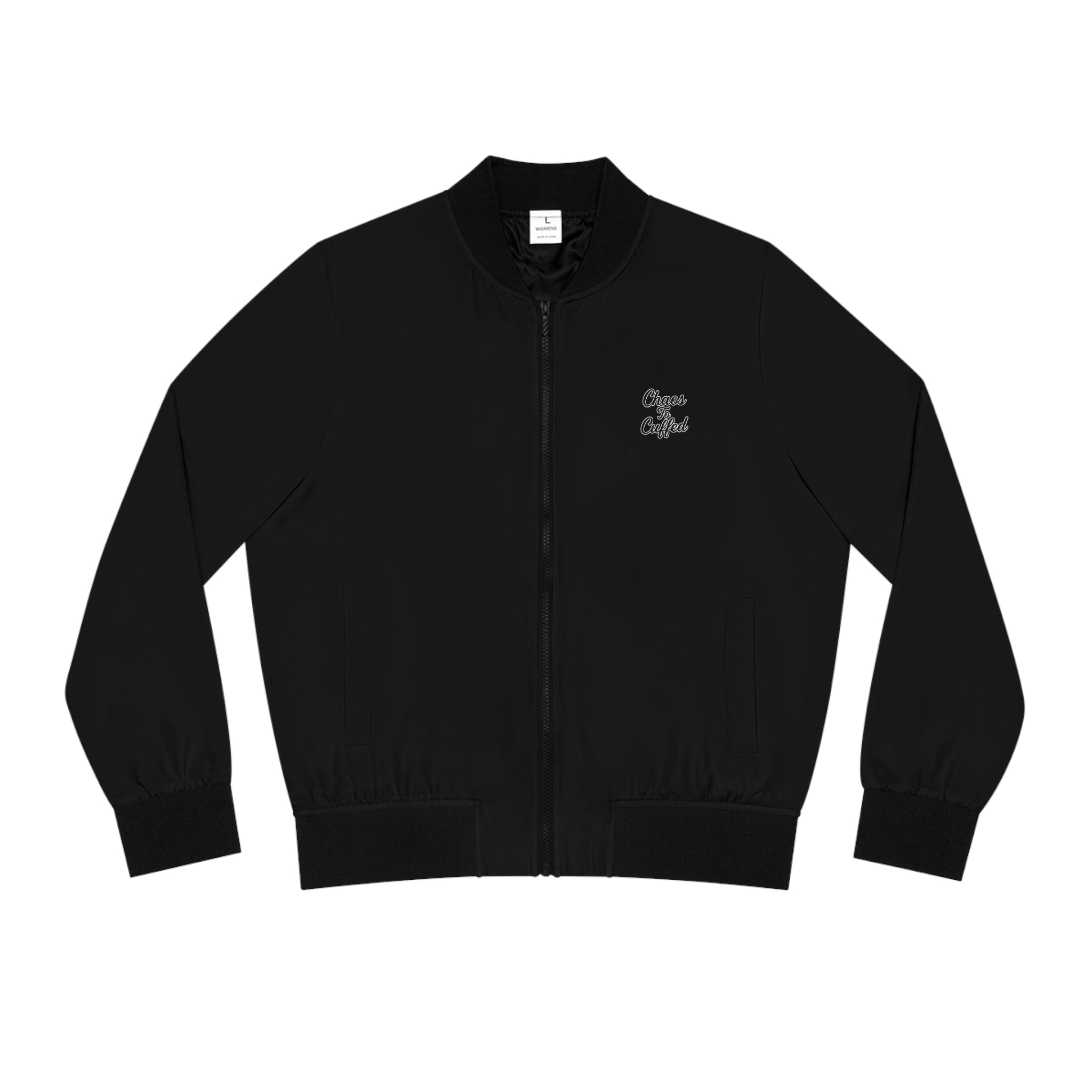 Time Grows Strength Women's Bomber Jacket – Gothic Hourglass & Rose Streetwear