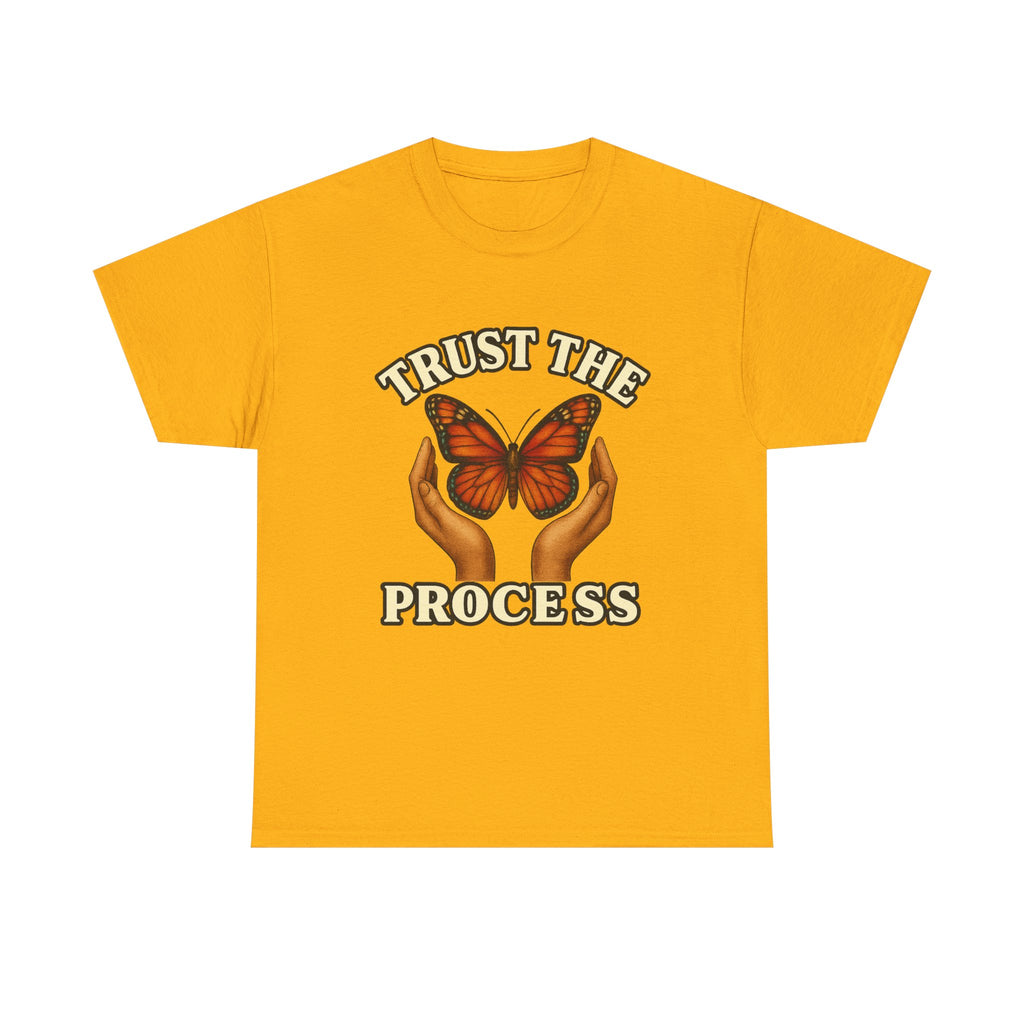 Trust The Process Butterfly T-Shirt – Healing & Transformation Apparel | Chaos to Cuffed