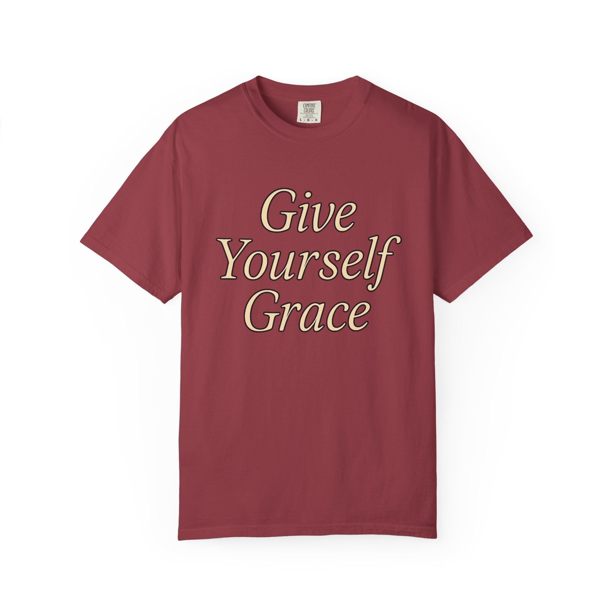 🌿 Give Yourself Grace — Comfort & Kindness Tee 🌿