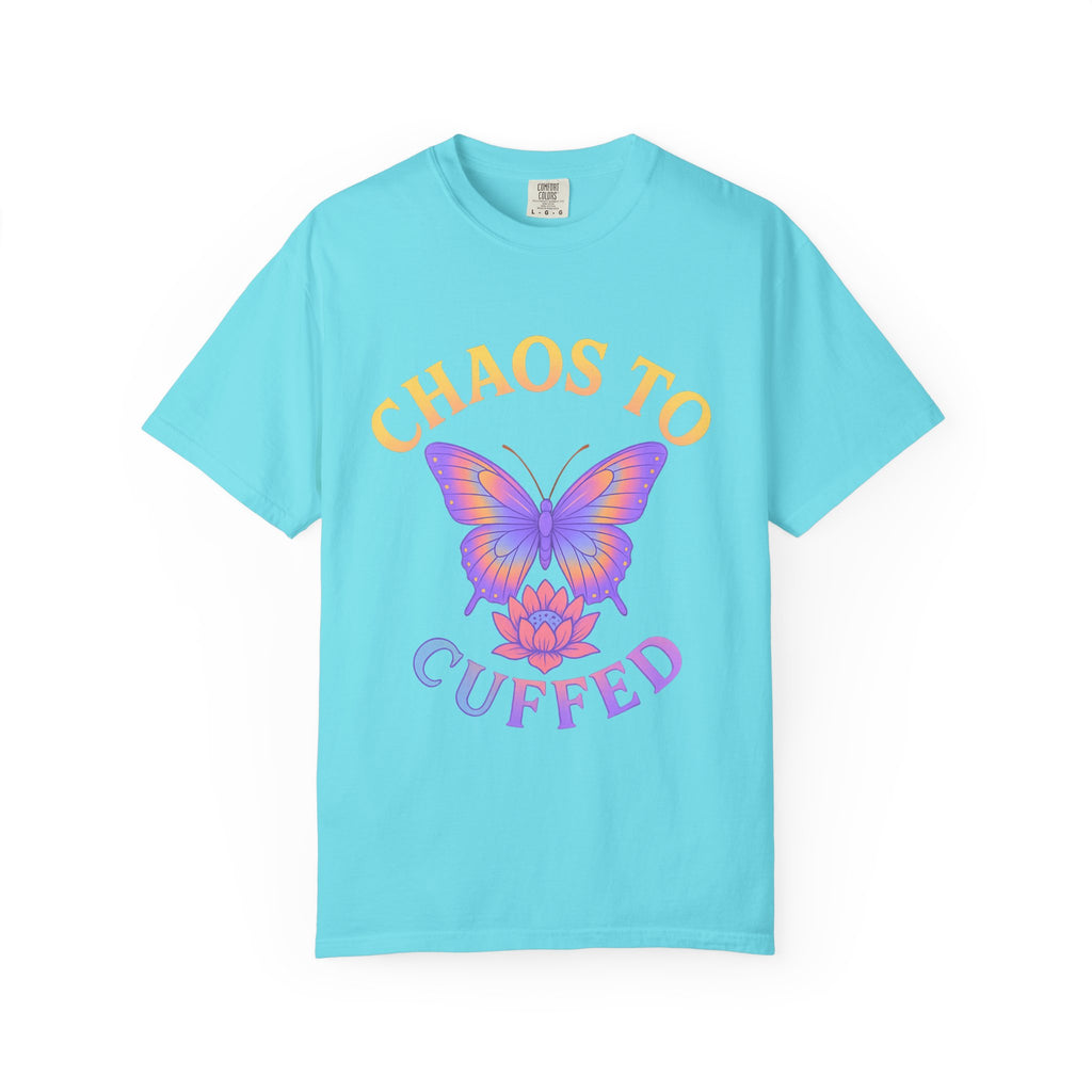 Chaos to Cuffed – Healing & Transformation Butterfly Tee