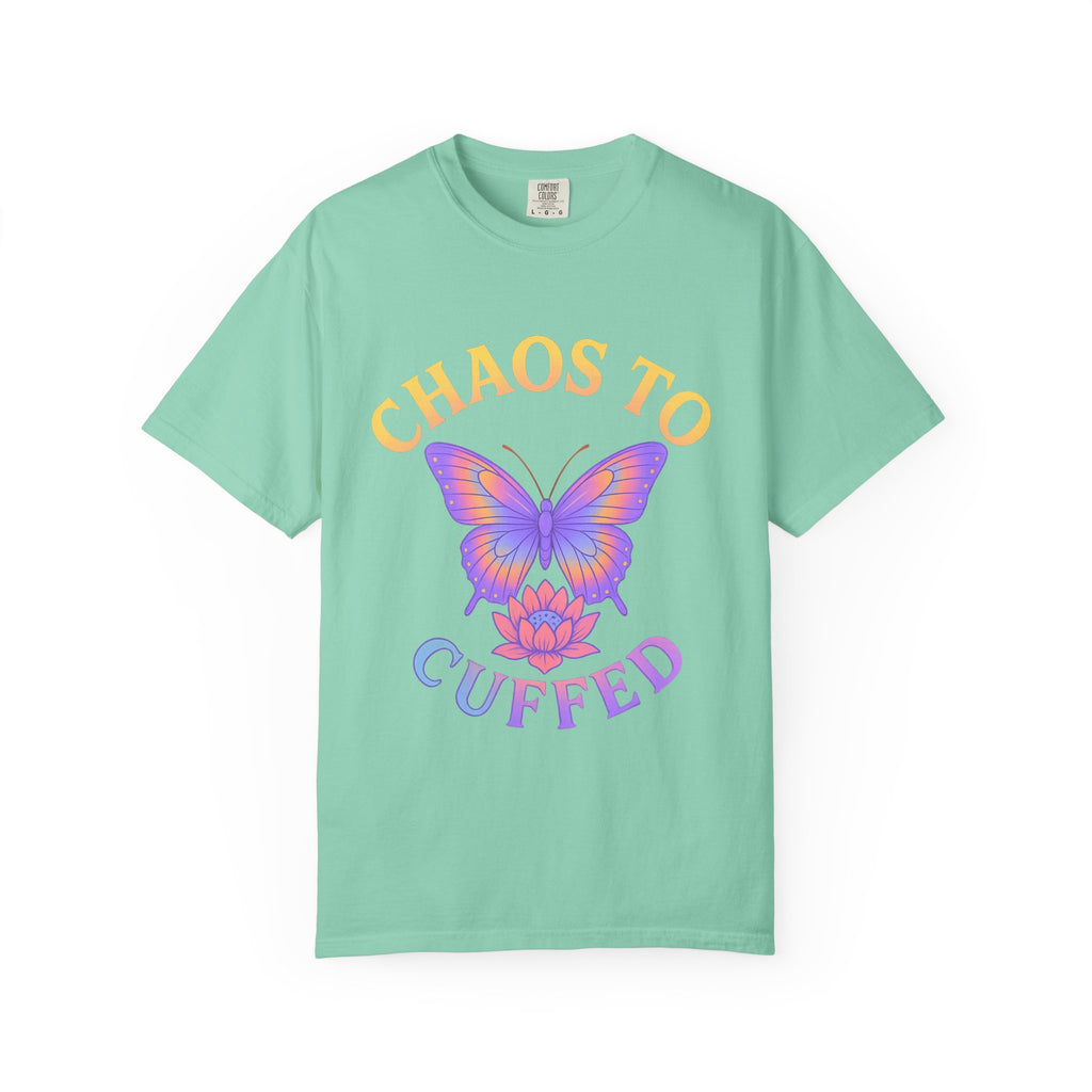 Chaos to Cuffed – Healing & Transformation Butterfly Tee